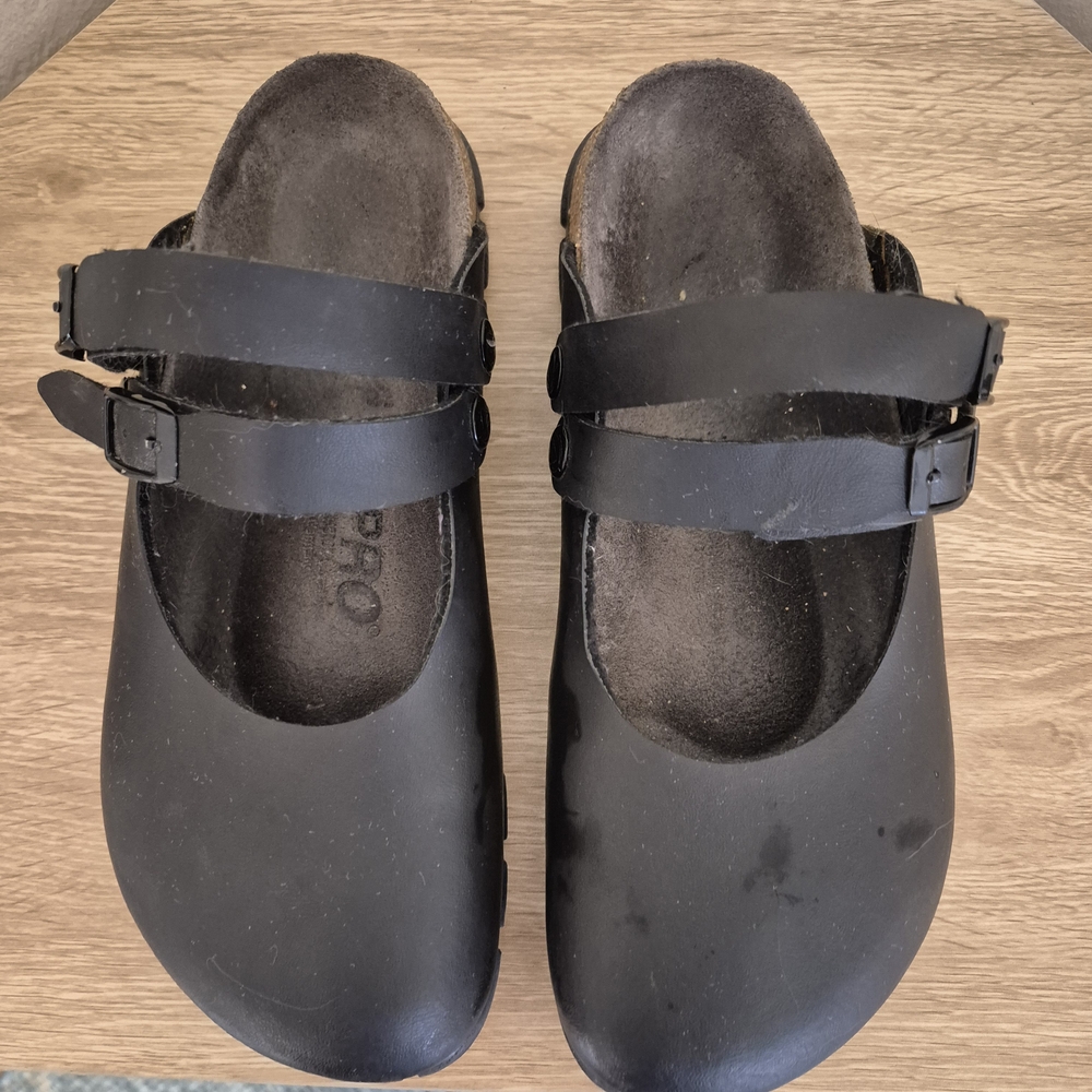 Birkenstock Alpro Birko Flor Mary Jane Slingback, Sz 9.5